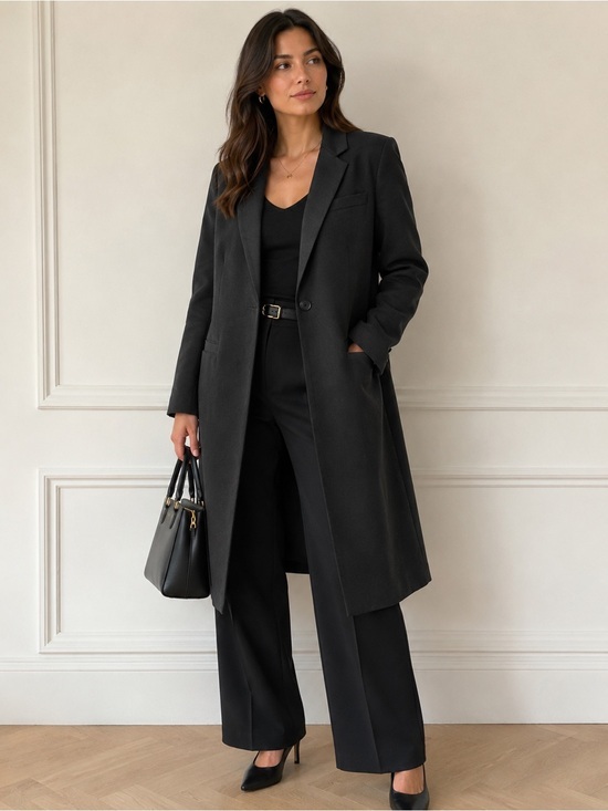 Escada Jackets & Blazers - Escada Women’s Long Black Blazer Jacket Size EU 42